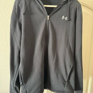 Under Armour Black Full Zip Up Hoodie